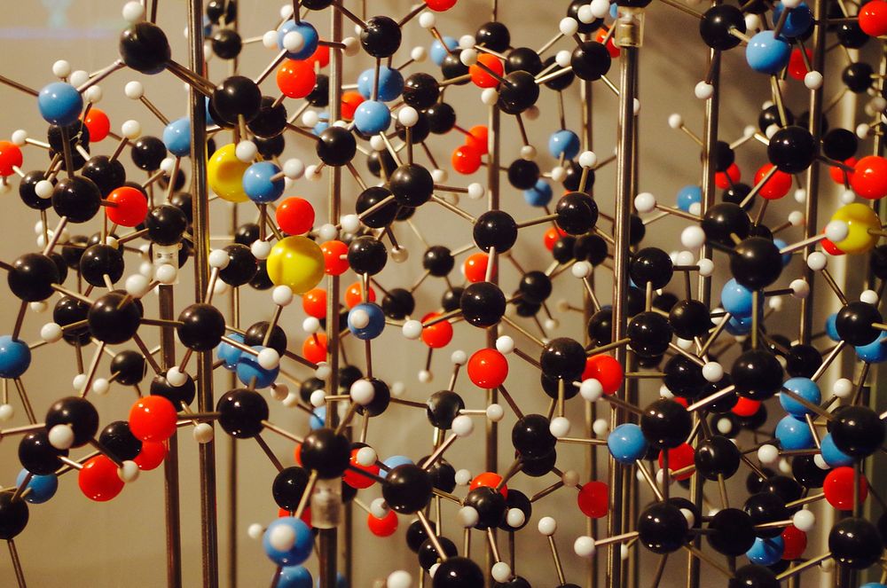 Science molecular museum. Free public domain CC0 image.