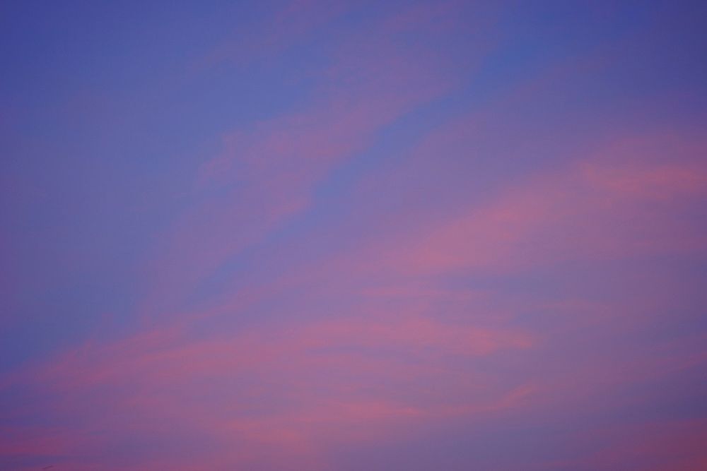 Blue & pink sky. Free public domain CC0 photo.