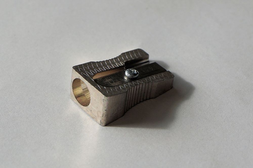 Pencil sharpener. Free public domain CC0 photo.