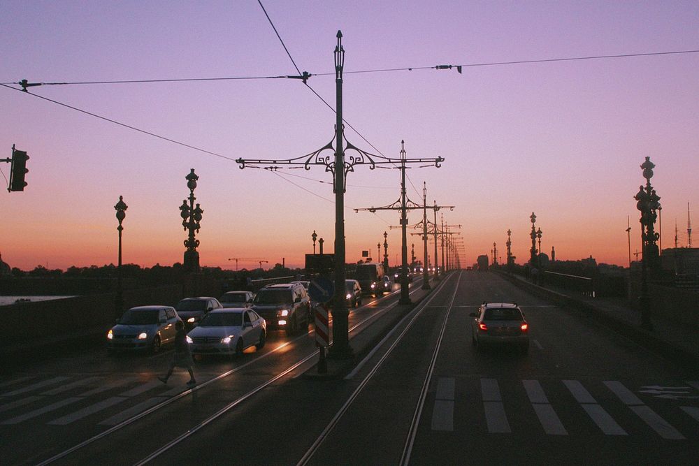 Cars on the road. Free public domain CC0 photo.