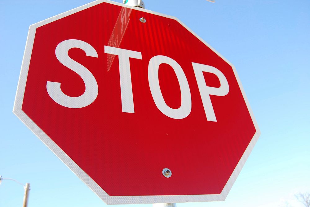 Traffic sign. Free public domain CC0 image