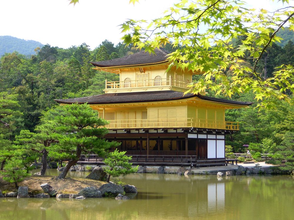 Famous temple landmark in Japan. Free public domain CC0 image.