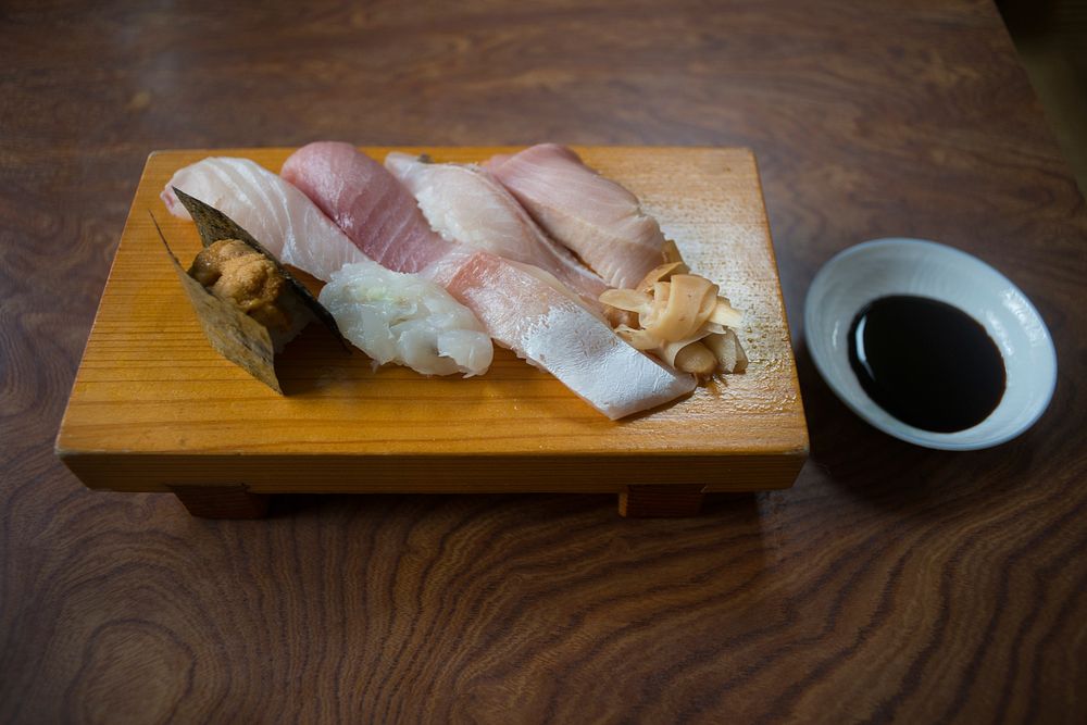 Sushi set, Japanese food. Free public domain CC0 photo.