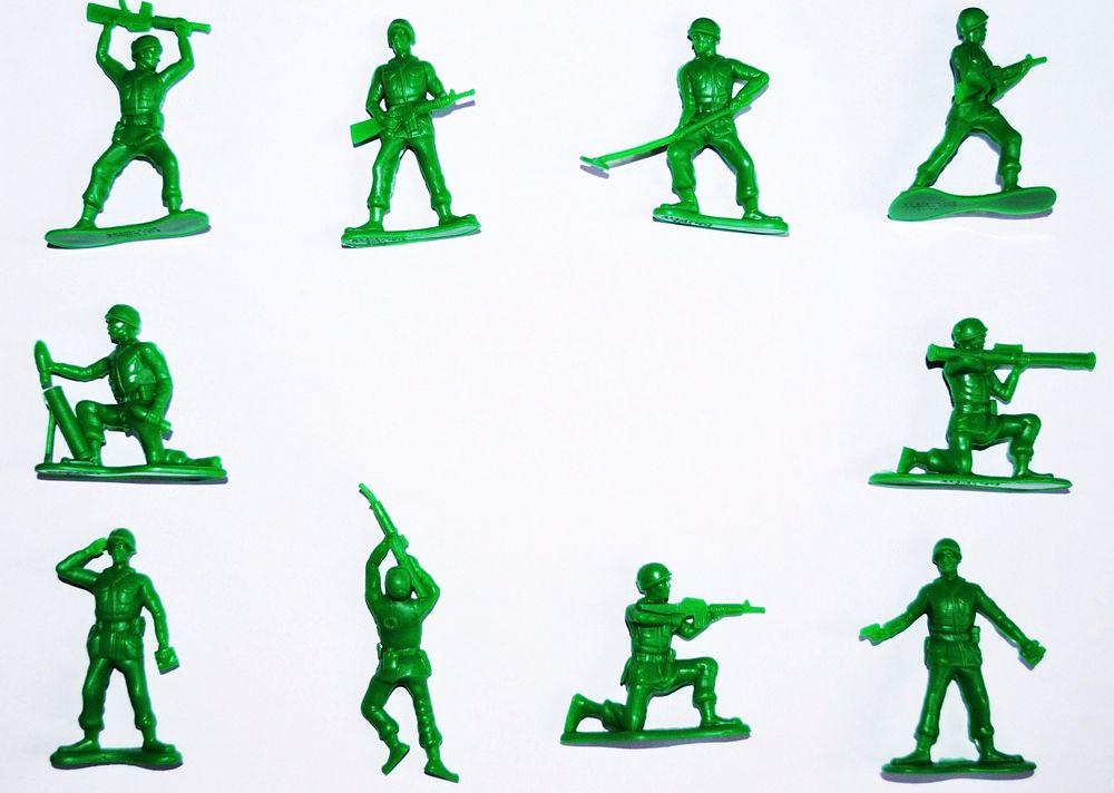 Green soldier frame. Free public domain CC0 image.