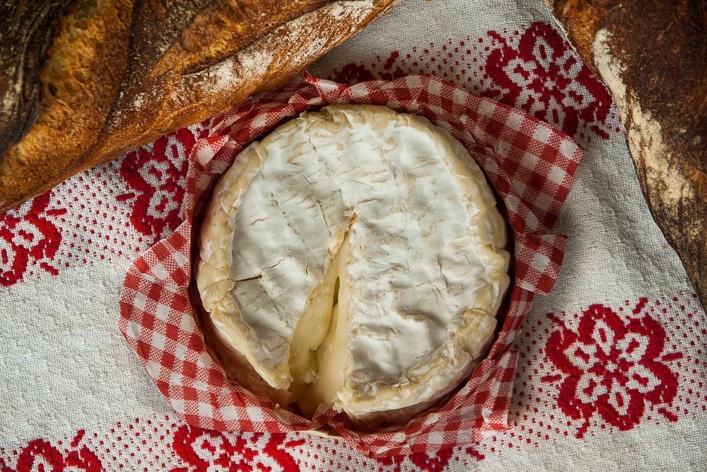 Free camembert Cheese on the table image, public domain food CC0 photo.