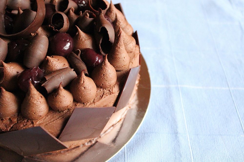 Black Forest Chocolate Cake image, free public domain CC0 photo.