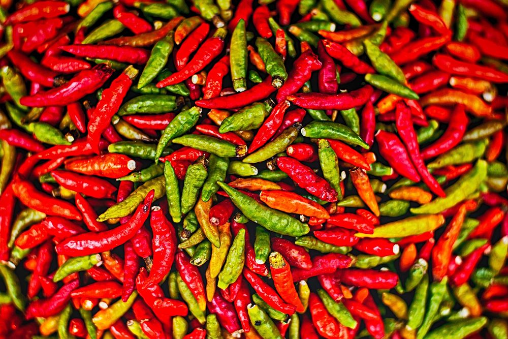 Free hot chilli peppers image, public domain CC0 photo.