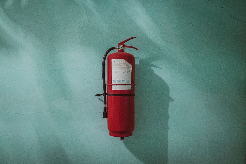 Fire Extinguisher, free public domain CC0 image.
