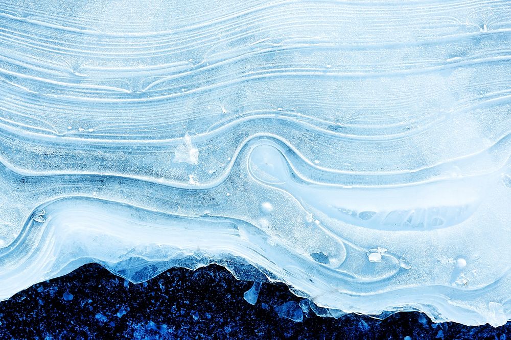 Cold ice foamy texture background, free public domain CC0 photo.