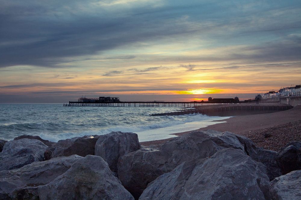 Pier At Sunset 