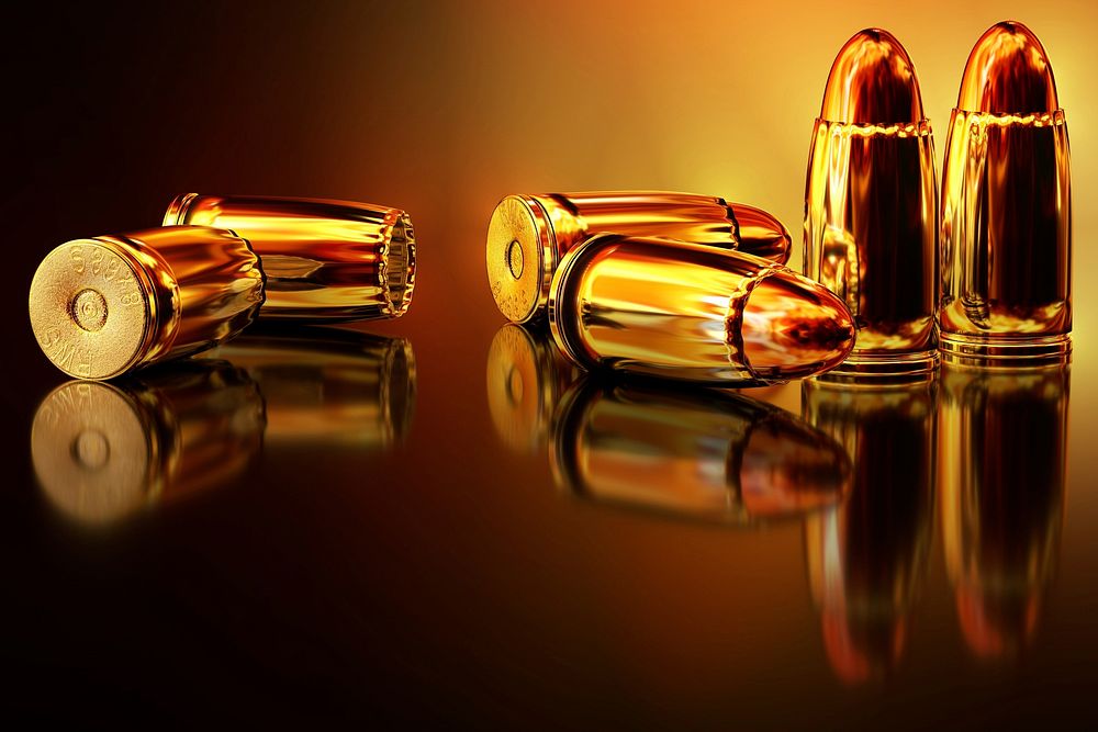 Gun Bullets background, free public domain CC0 photo.