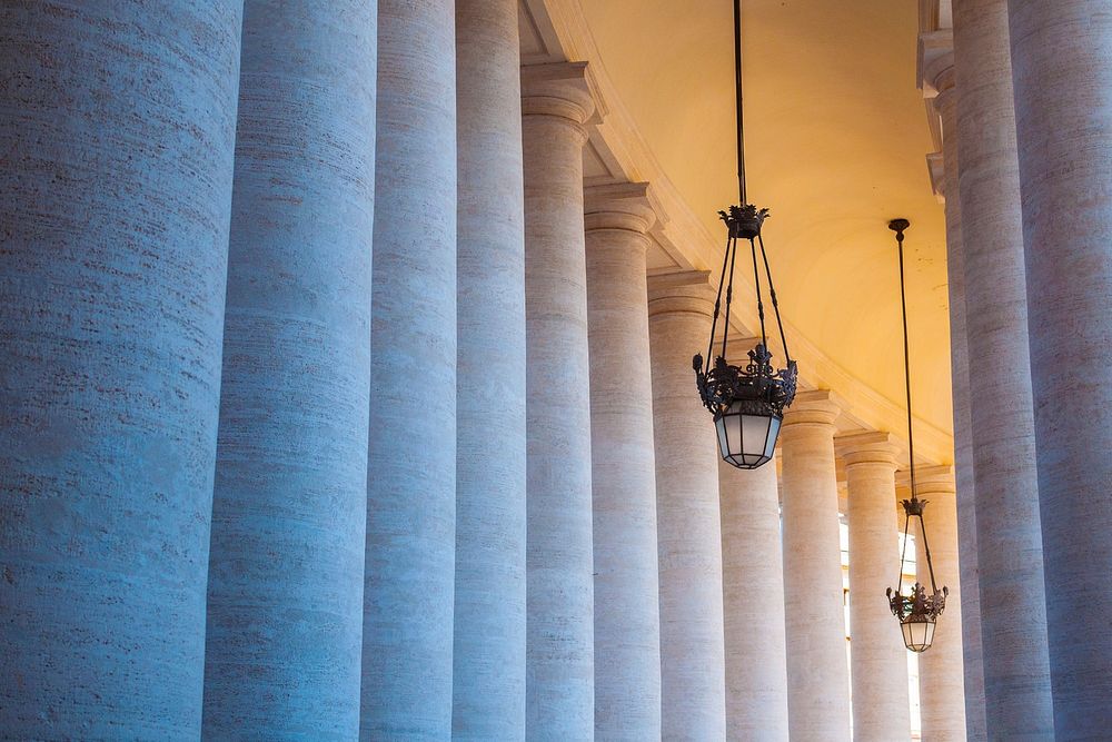 Vatican Columns | Free Photo - rawpixel