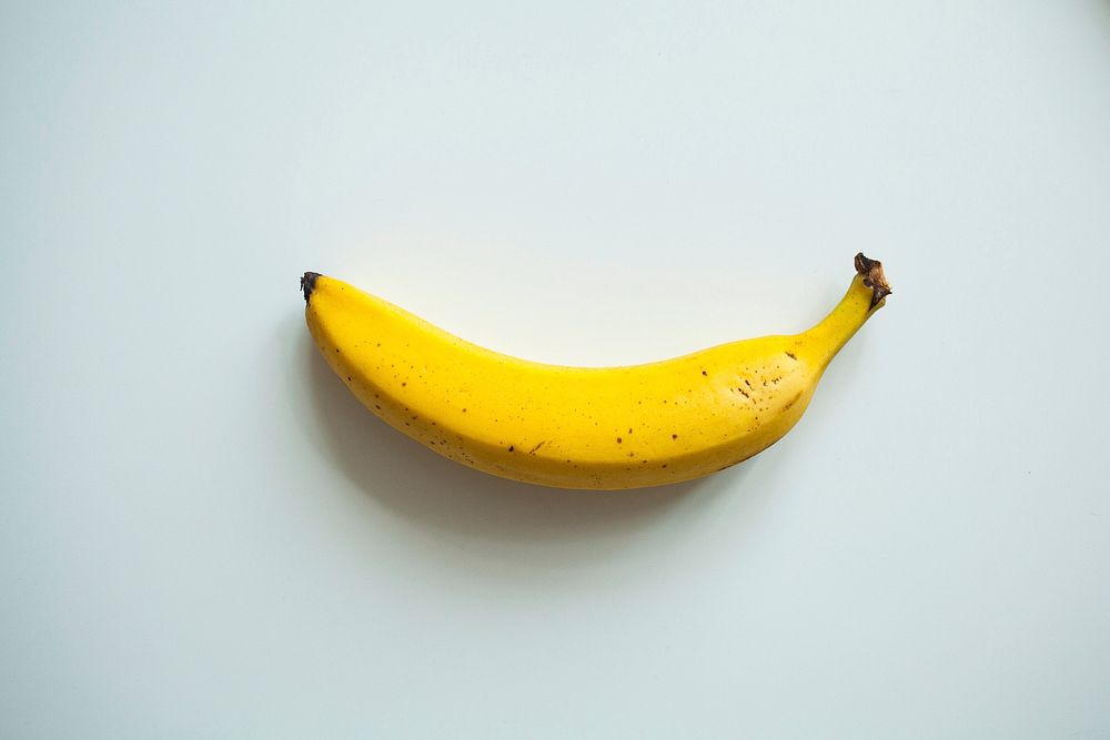 Free ripe yellow banana image, public domain fruit CC0 photo.