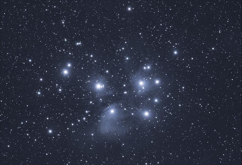 Pleiades Night Stars 