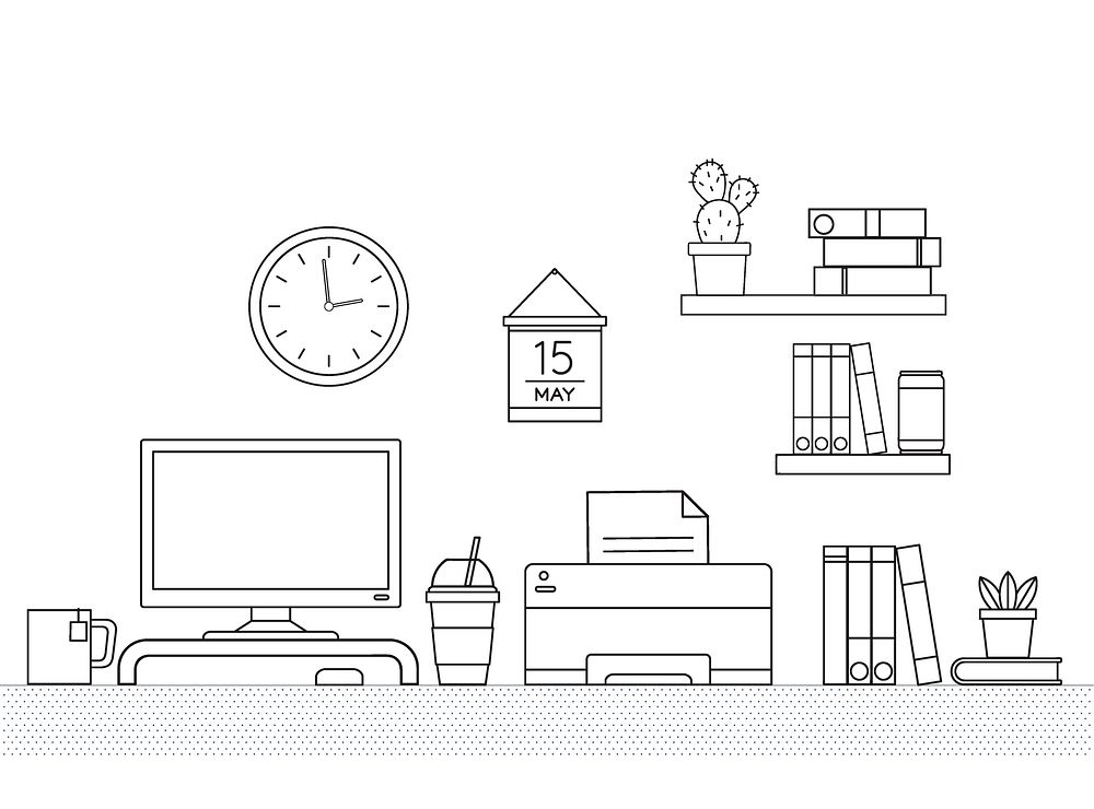 Vector Of Office Supplies Free Vector Rawpixel vector-of-office-supplies-free-vector-rawpixel
