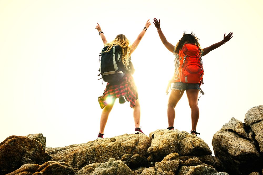 Backpacking friends on a gap year adventure