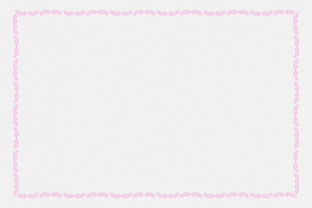 Pink ornamental frame on a gray background design element