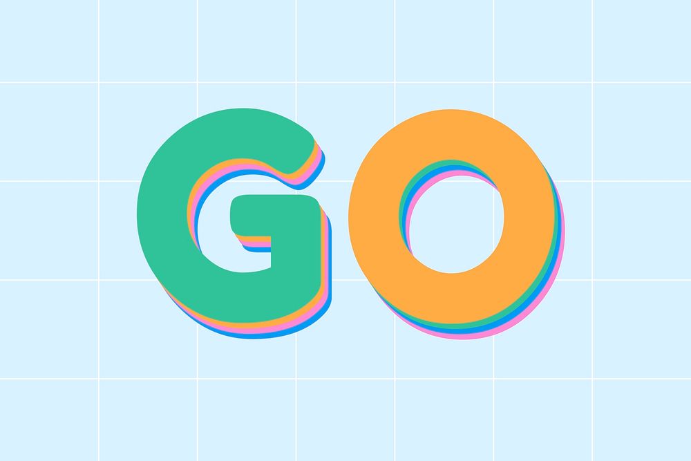 Go typography boldface font 
