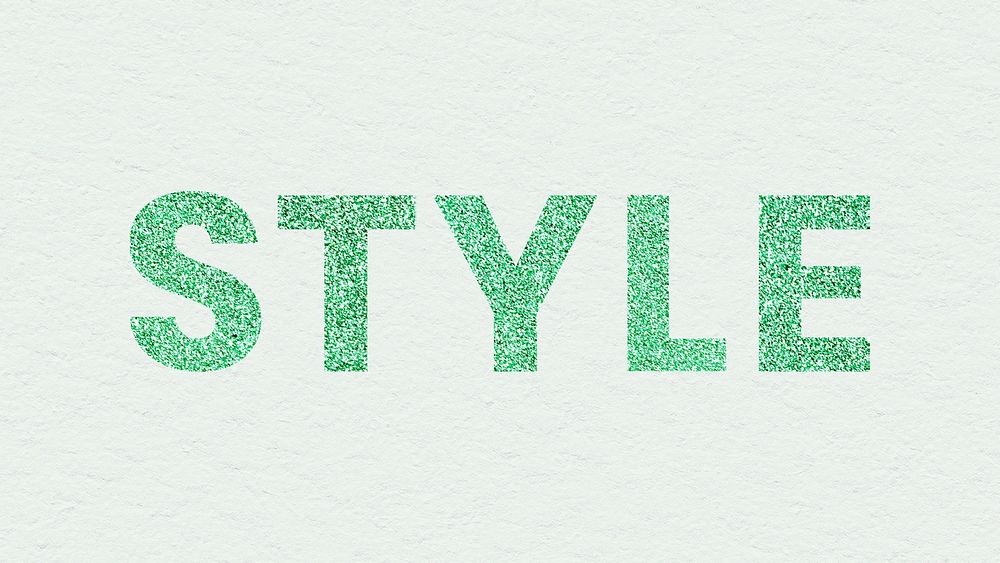 Shimmery green Style quote typography wallpaper