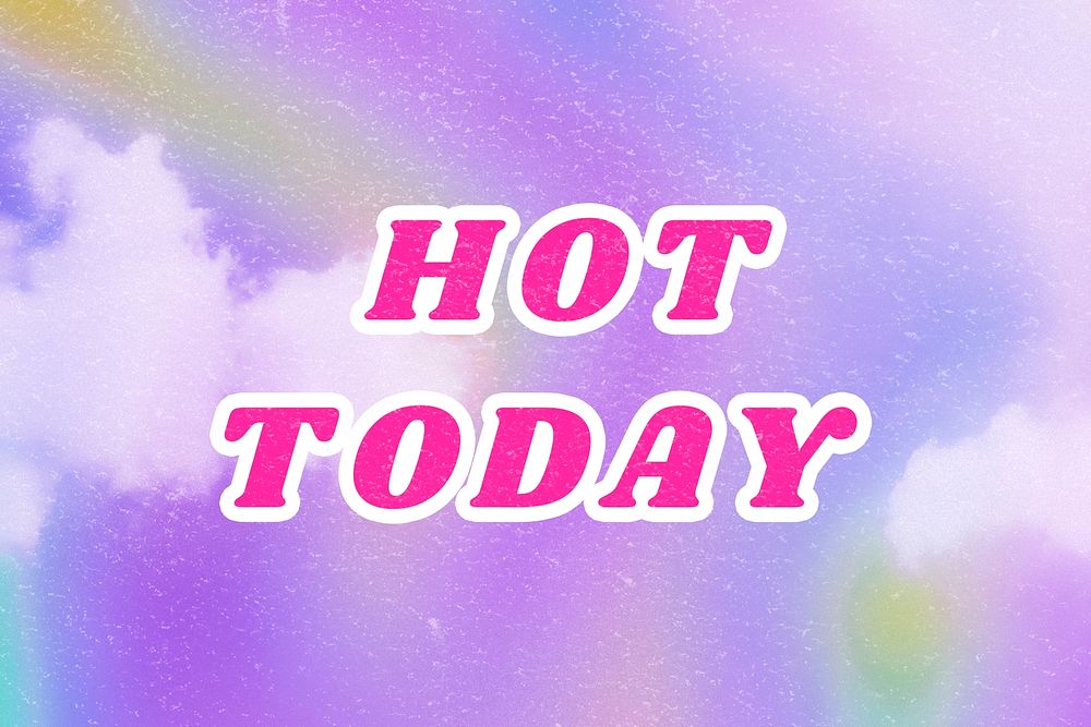 Purple Hot Today aesthetic cotton candy wallpaper