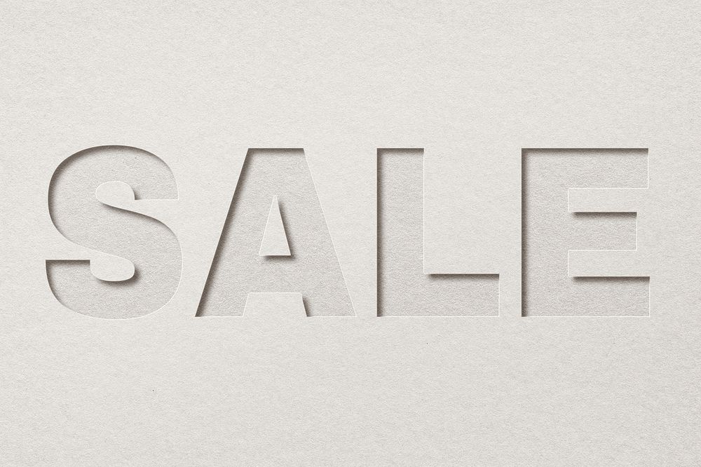 Paper cut 3d lettering sale font typography