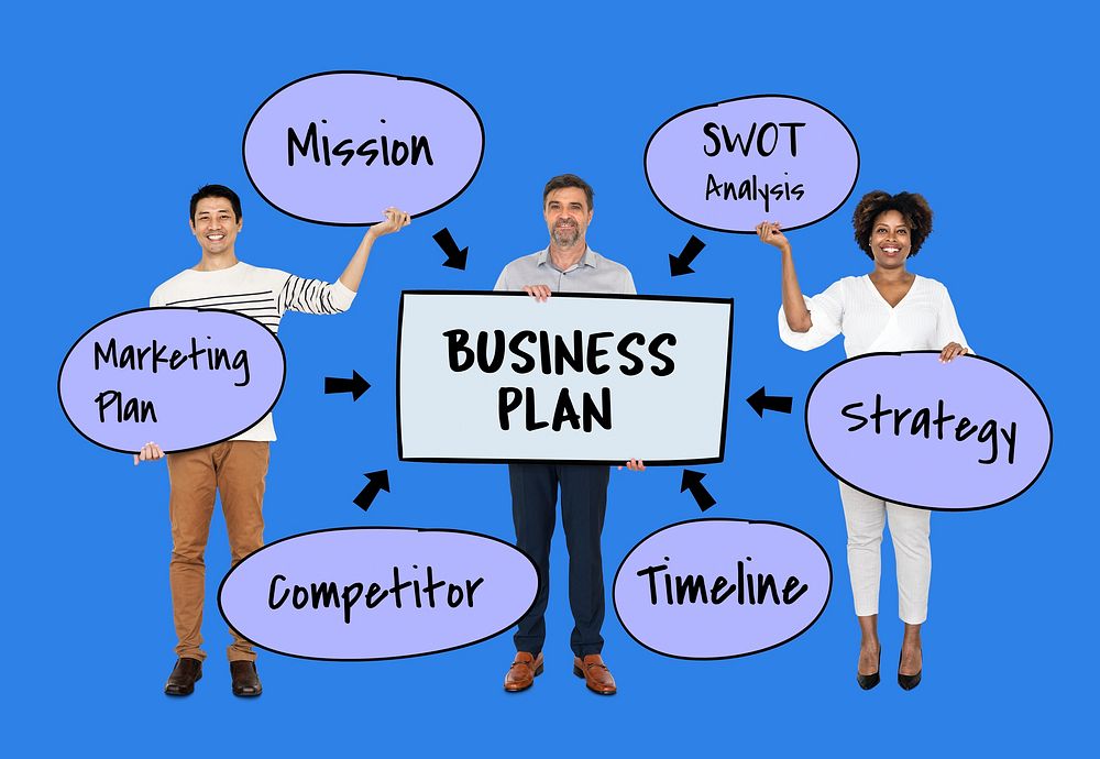 Team with a business plan