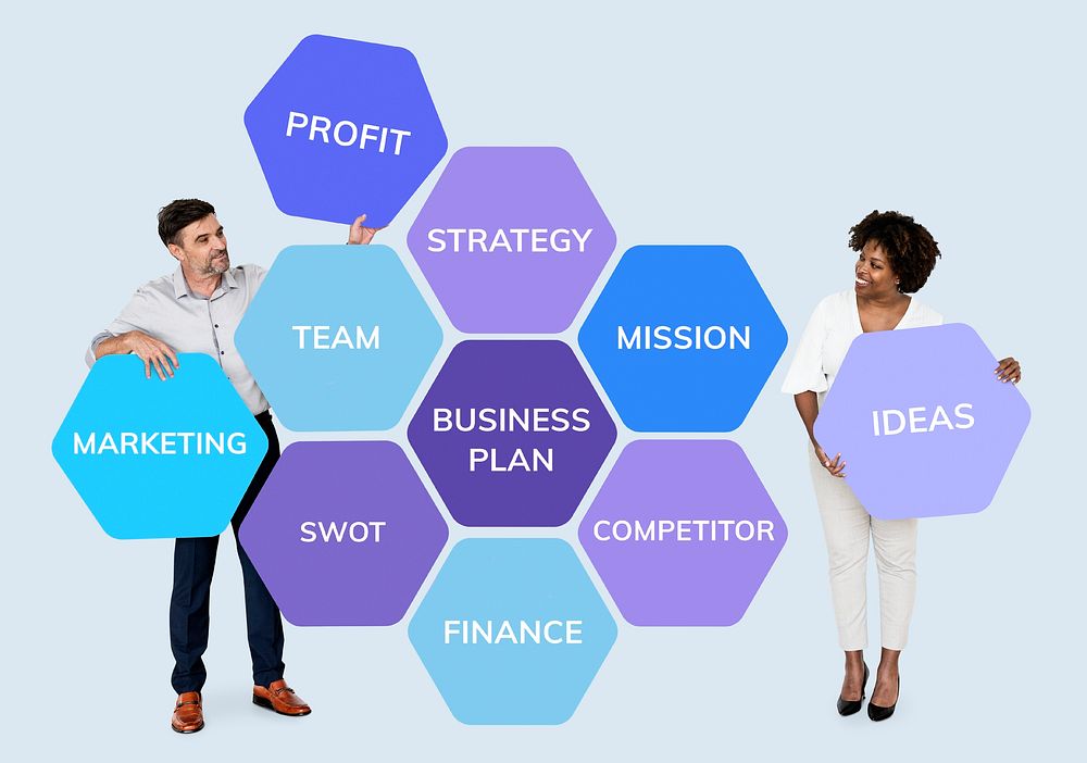 Partners with a business plan