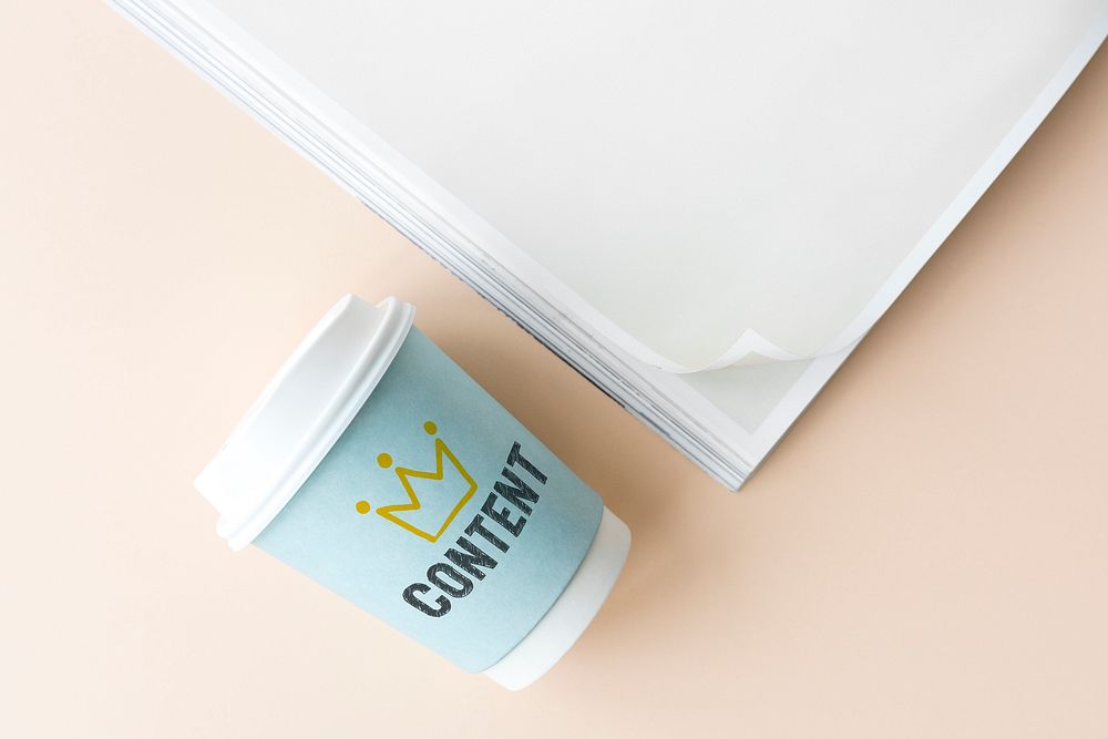 Content written on a paper cup