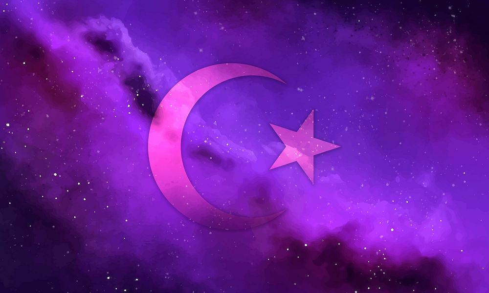 Symbol of the Islamic holiday Ramadan