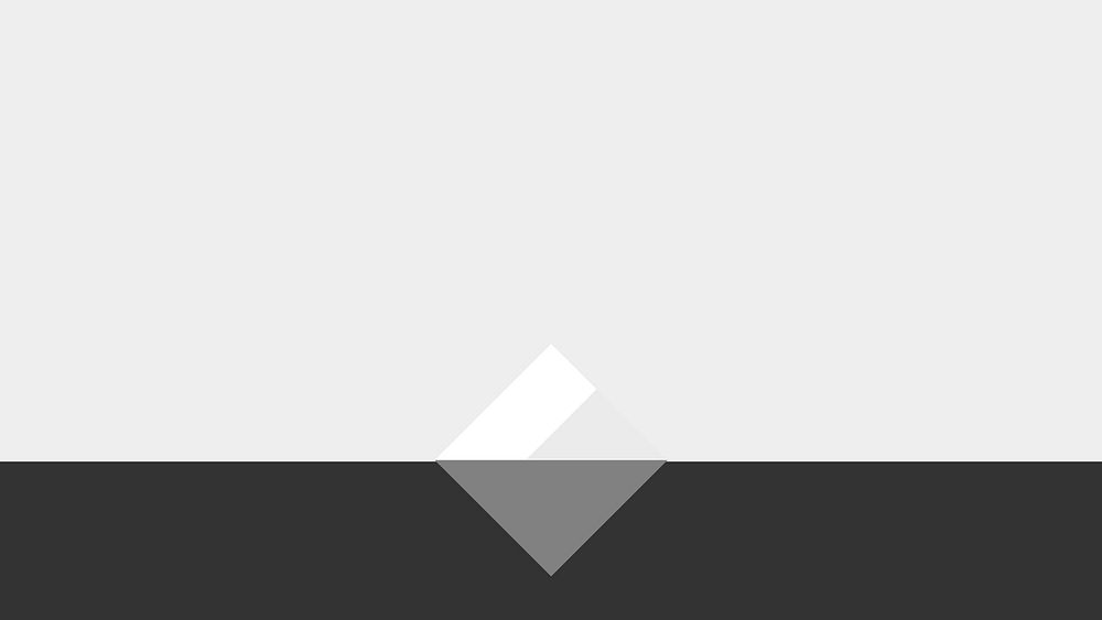 Grayscale iceberg geometric wallpaper in minimal style