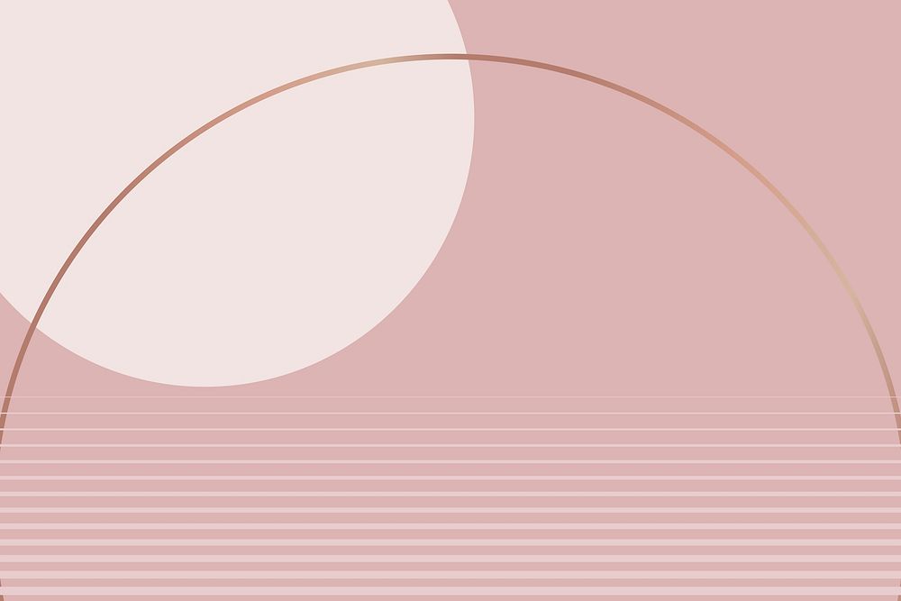 Nude pink aesthetic background psd geometric minimal style