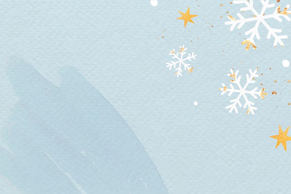 Snowy Christmas greeting vector paper textured background with design space