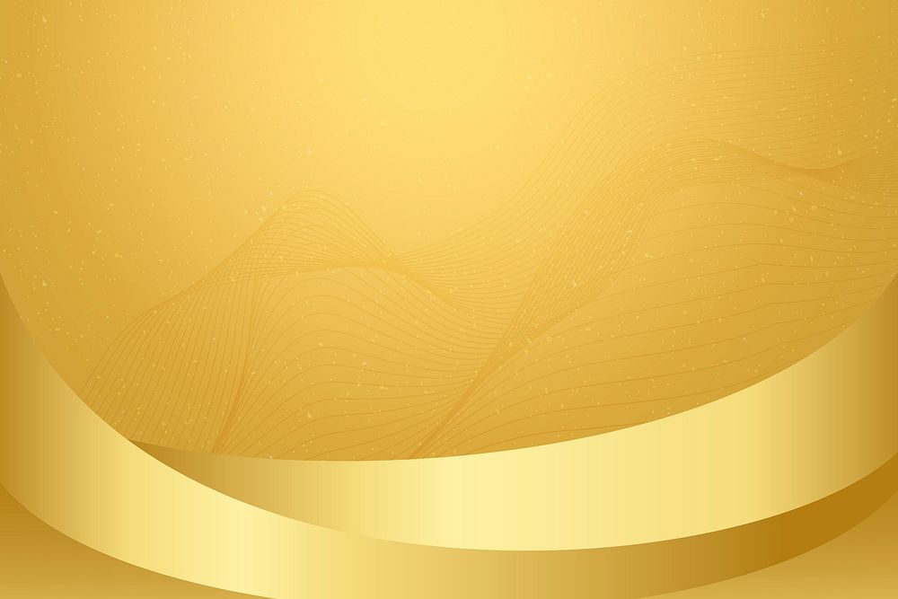 Golden graphic with shiny wave