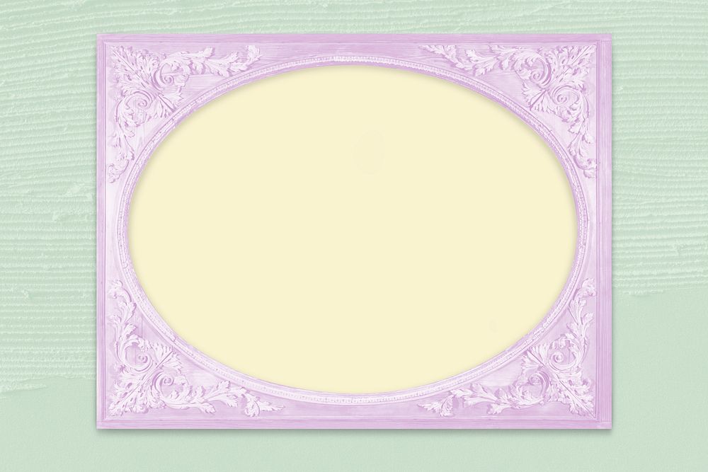 Picture frame mockup psd, pastel pink home decor