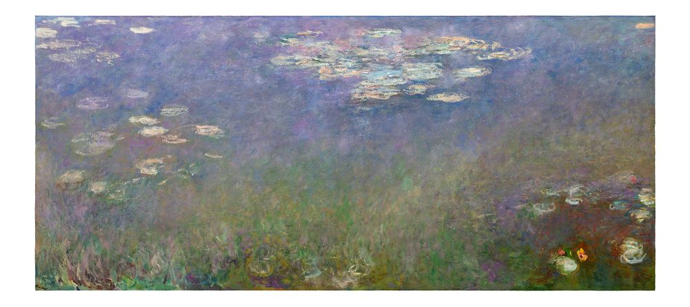 Water Lilies poster, Claude Monet's famous flower (1915&ndash;1926) painting. Original from The Cleveland Museum of Art.…