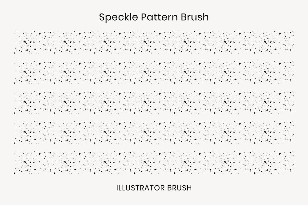 Speckle pattern illustrator brush vector | Premium Vector Add-on - rawpixel