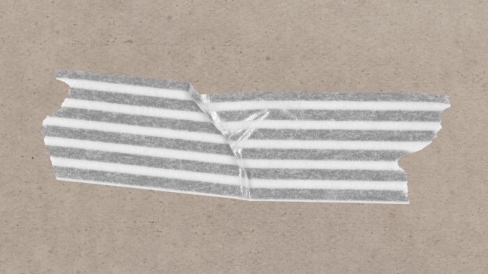 Pattern washi tape clipart, pink stripes design