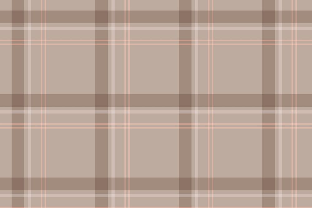 Brown tartan background, traditional Scottish design