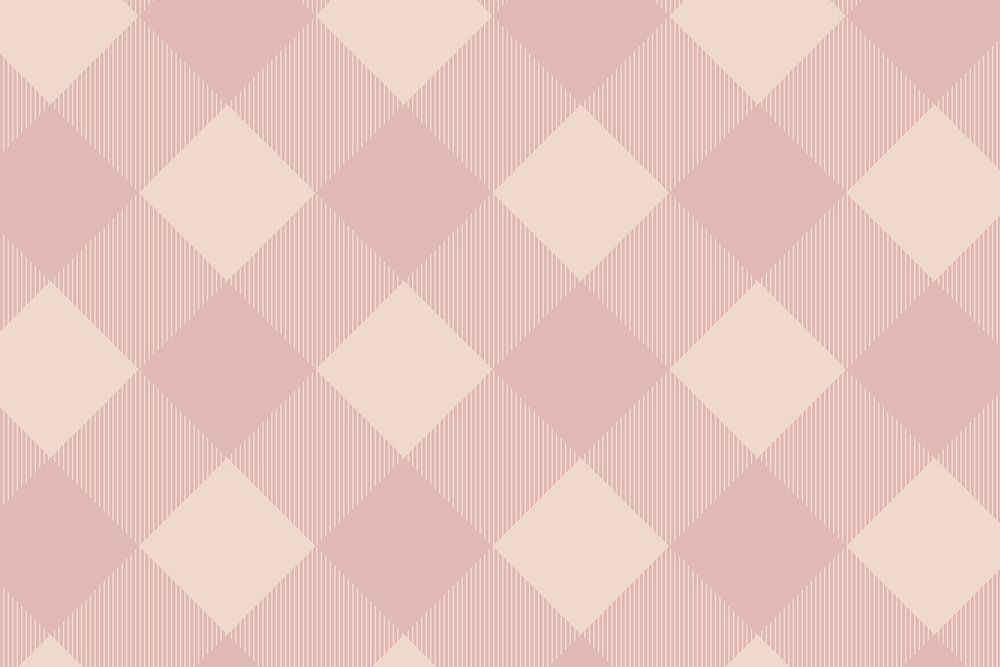 Seamless plaid background, pink checkered pattern design
