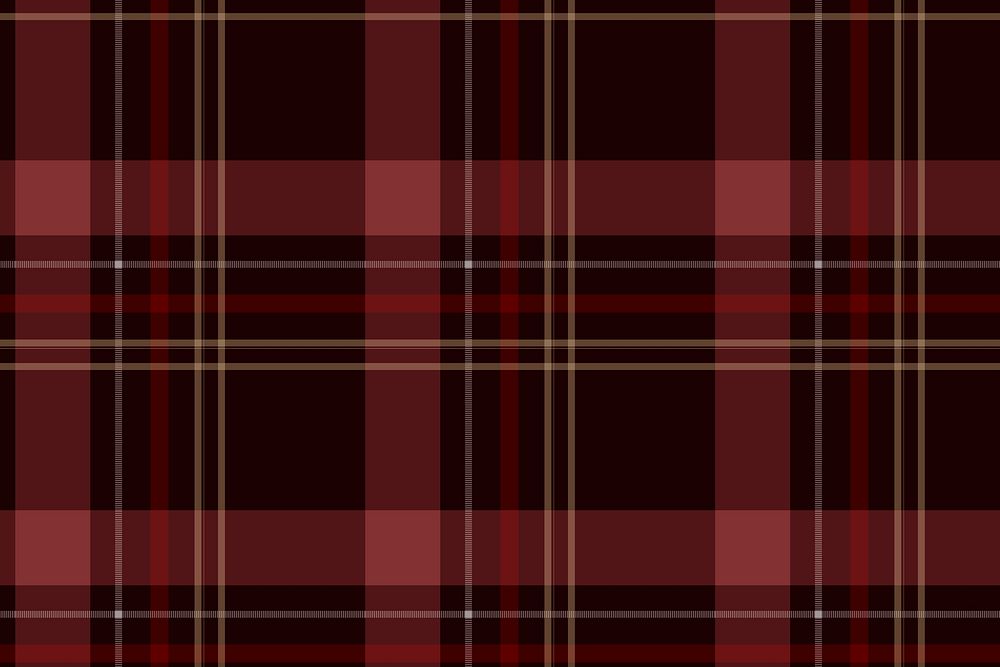 Seamless plaid background, red checkered pattern design vector