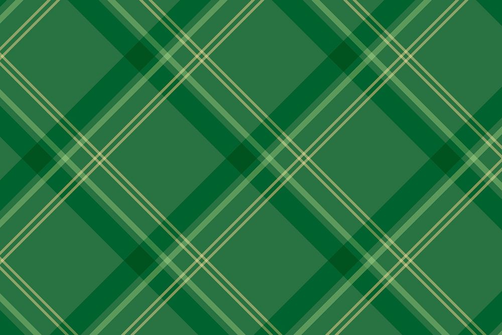 Seamless plaid background, green checkered pattern design