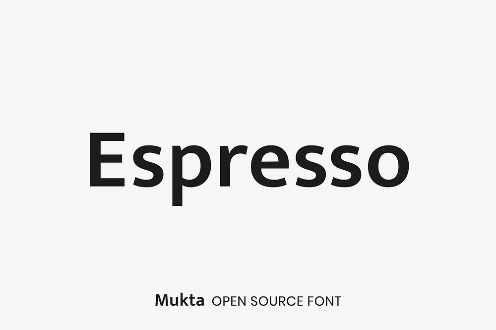 Mukta Open Source Font by Ek Type