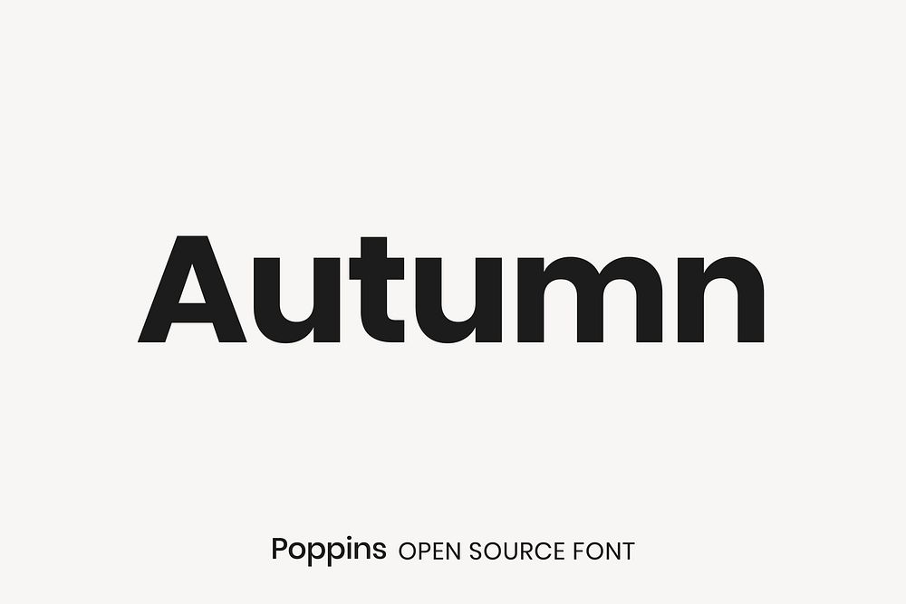 Poppins Open Source Font by Indian Type Foundry, Jonny Pinhorn
