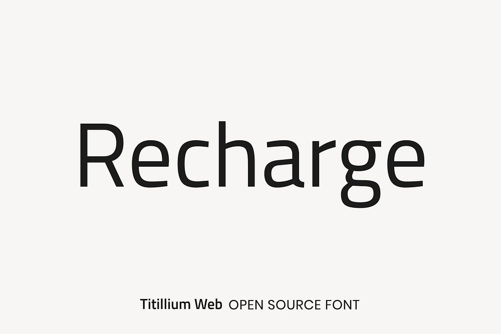 Titillium Web Open Source Font by Accademia di Belle Arti di Urbino