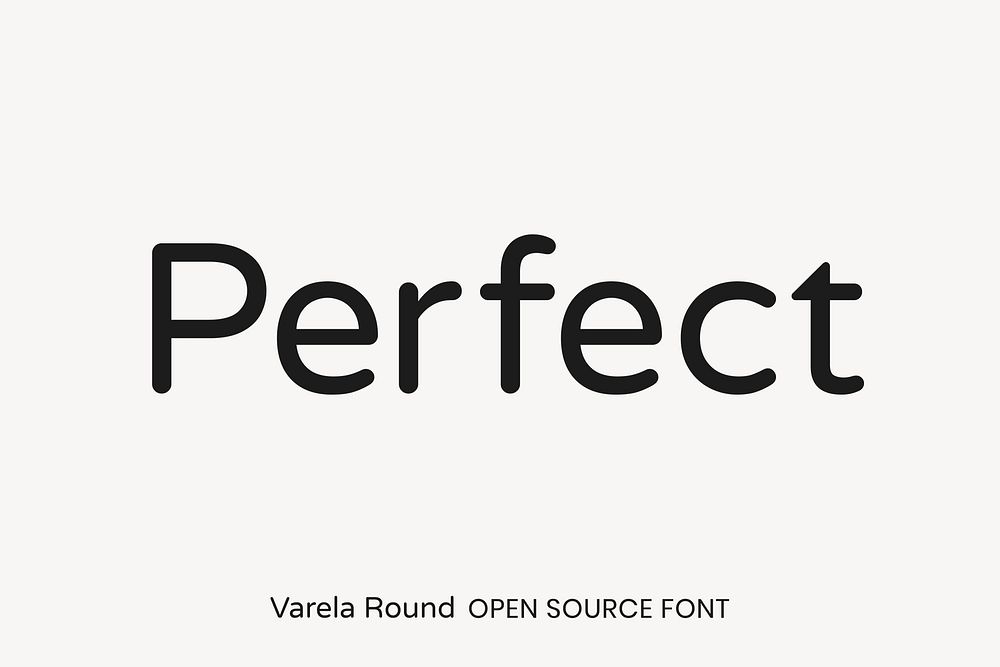 Varela Round Open Source Font by Joe Prince