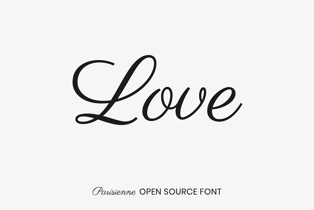 Parisienne Open Source Font by Astigmatic