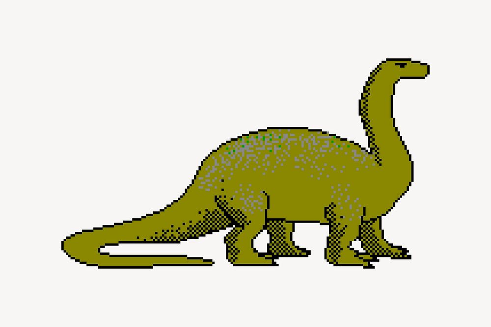 Dinosaur clipart, extinct animal illustration vector. Free public domain CC0 image.
