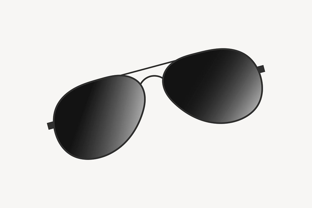 Sunglasses clipart, apparel illustration vector. Free public domain CC0 image.