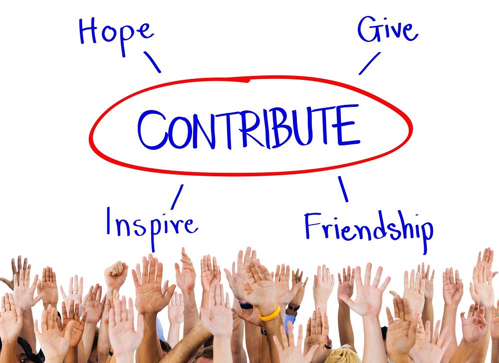 Contribute Support Care Assistance Help Concept