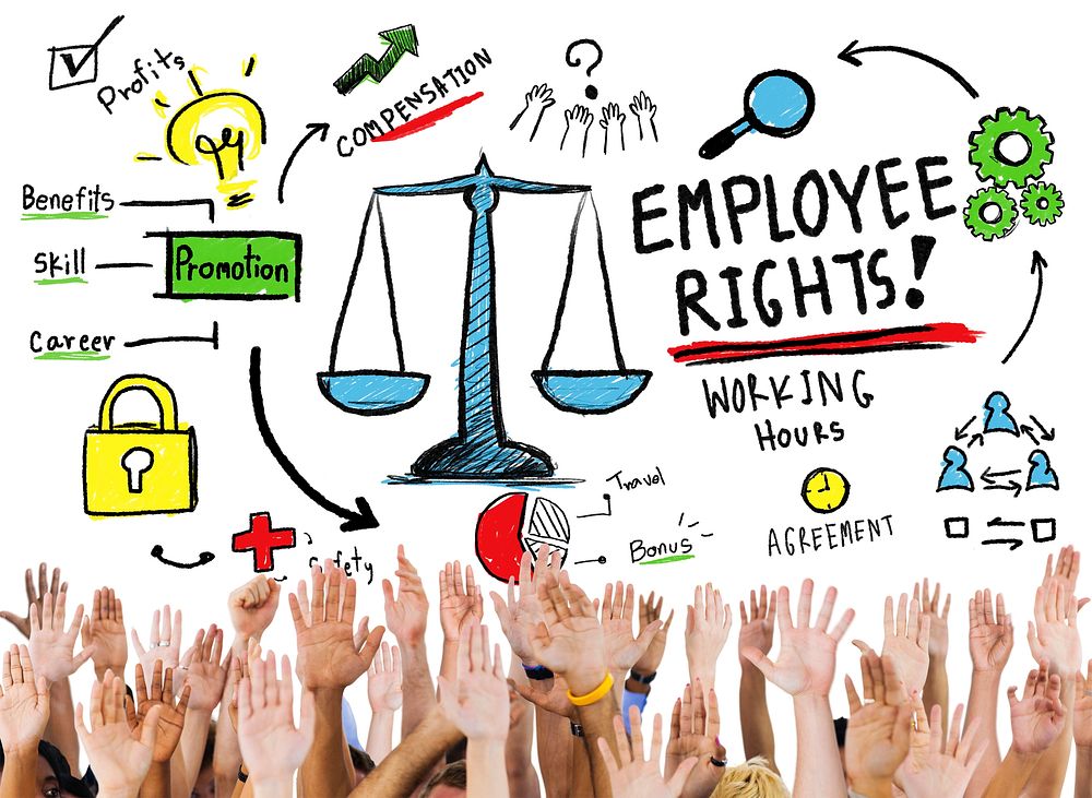 Employee Rights Employment Equality Job Hands Volunteer Concept